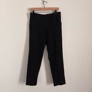 Hatch Women's Size 1 (Small) Black Pull On Elastic Waist Ankle Pants